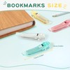 3pcs Automatic Bookmark, Book Marks for Reading Women, Non-Slip Visualized