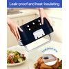 Gorgeous Cordless Electric Lunch Box, 6.7 Cups Smart Timer Auto