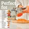 PriorityChef Large 15oz Potato Ricer with 3 Discs, Heavy Duty