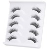 False Eyelashes Half Lashes Natural Look Wispy Mink Lashes zanlufly