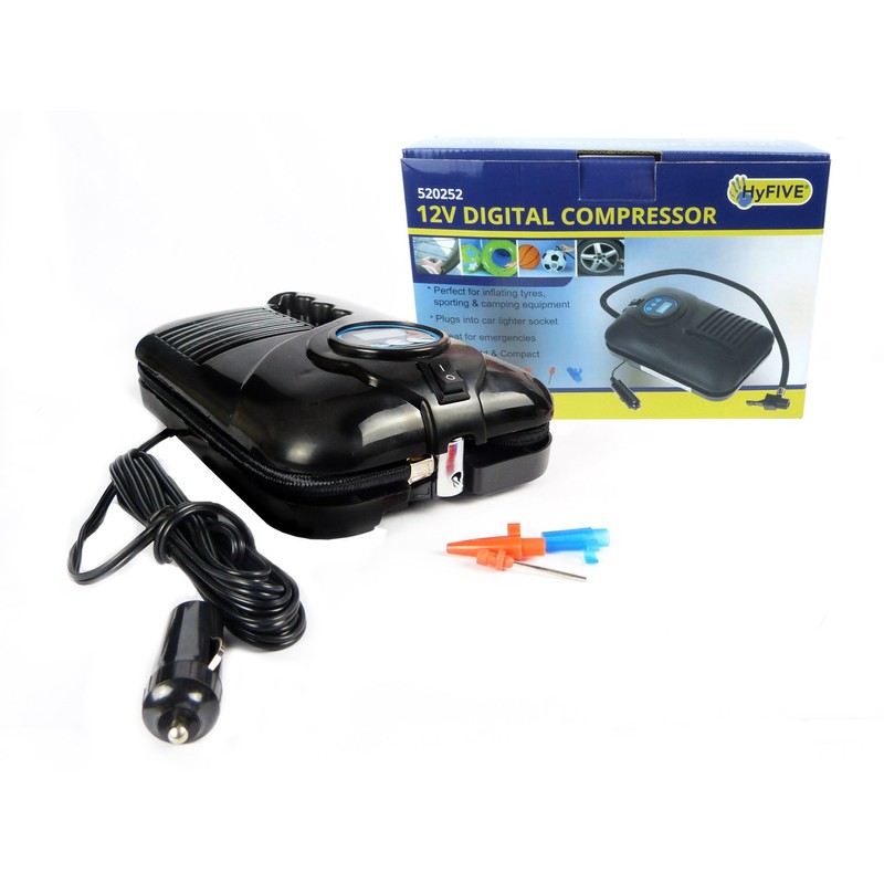 Digital Air Compressor 12V Car Van Tyre Automatic Inflator 18450