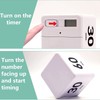 Cube Timer, Time Management and Countdown Settings with Gravity Sensor