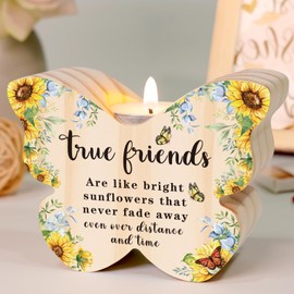 Gifts for Women Best Friends, Friendship Birthday Gifts for Women, Friends Candlestick, Besties Female BFF, Long Distance Gifts Going Away for Friends Women - Best Friends Forever