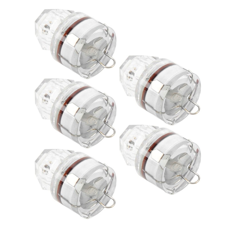 5Pcs Fishing Lure Light Diamond Shape LED Corrosion Resistance Auto