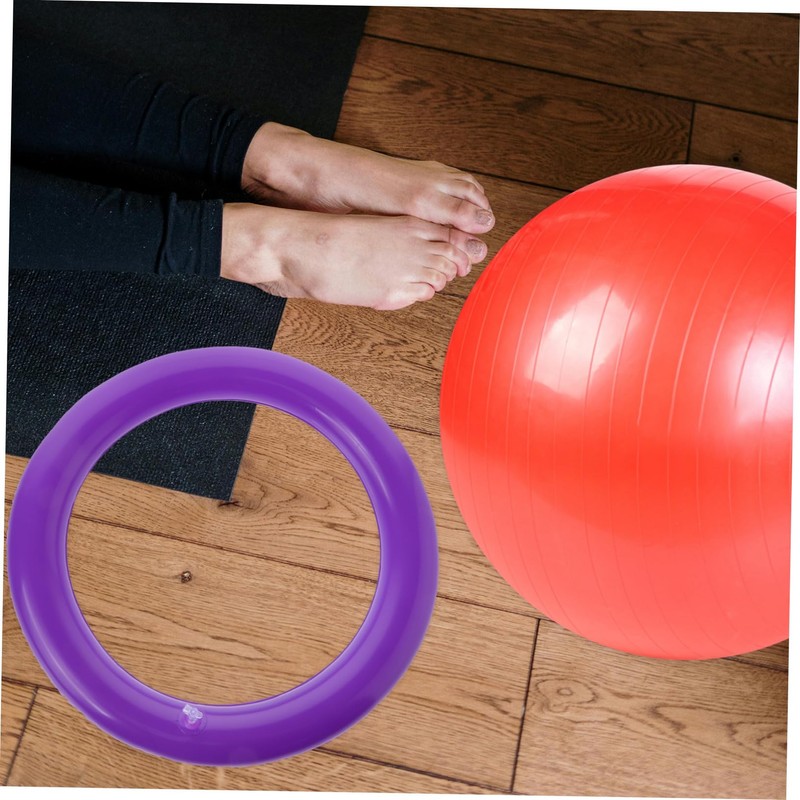 NOLITOY Inflatable Yoga Ball Holder Fixed Ring for Stability and