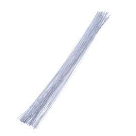 EBOOT 100 Pieces Stem Floral Flower Wire 14 Inch 26 Gauge Wire for Florist Flower Arrangement, Bouquet Stem Wreath Wrapping Making and DIY Craft