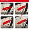 MFC PRO Bicycle Wheel Reflector Red Pack of 2 (Red,