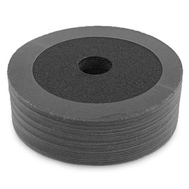 BHA Silicon Carbide Resin Fiber Sanding and Grinding Discs, 4.5” x 7/8” Arbor Hole - 25 Pack (80 Grit)