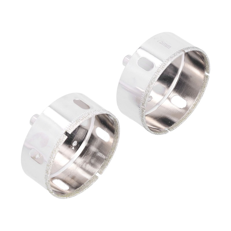 2 Pcs Hole Saw Drill Bit Coating Uniformity Wearproof Incision