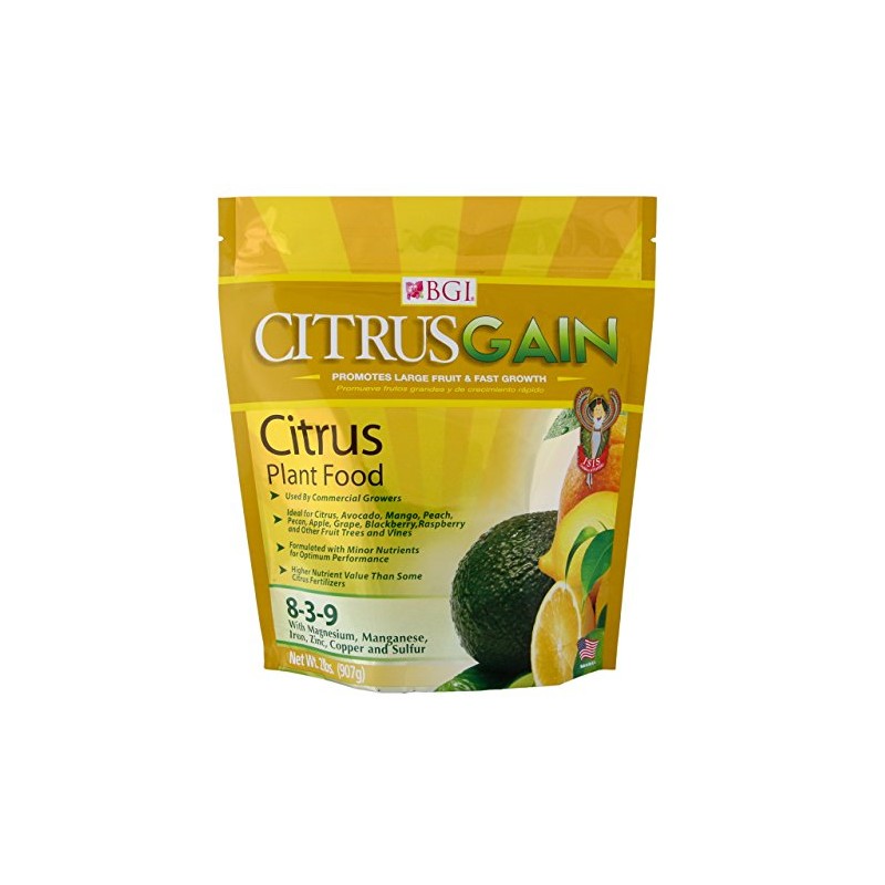 BGI CITRUSGAIN 2lb Bag, Citrus Fertilizer