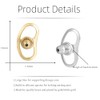 Respaldos de Bala para Aretes Pesados 4 Unidades