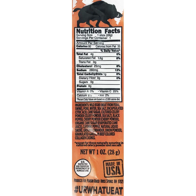 Pearson Ranch - Palillos de carne de caza alimentados con