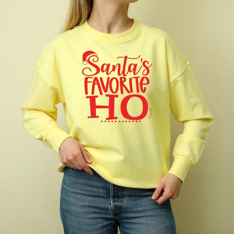 Santa's Favorite H* - (Red) Screen Print Transfer