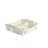 Whitefurze Dish Drainer, Plastic, Cream, Small