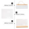 Kisangel Canvas Height Ruler Chart 78.6inch Growth Wall Measurement Chart