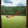 Relaxdays Netzhängematte, leichte Outdoor Hängematte für 1 Person, für Camping