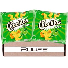 Choclitos de Limon (24 pack) Corn chips Salty Lemon snack for Snack lovers Colombian snack mecato colombiano Colombian food Colombian Candy