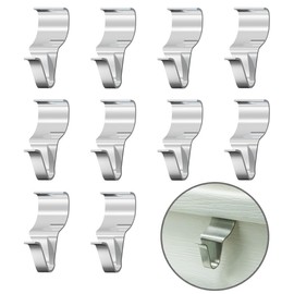 EQUIJUANCE Stainless Steel Siding Hangers, Set of 10, Heavy Duty, Rust-Resistant, Low Profile, Hold Up to 12Lbs, No Drill Siding Clips for Horizontal Vinyl Siding (10)