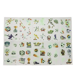 ALLY-MAGIC 10 Sheets Luminous Temporary Tattoos for Kids, Waterproof Glow Temporary Tattoos, Football Fake Tattoo Stickers for Boys and Girls Y11ZQWST