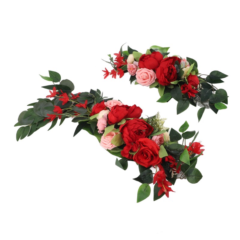 Wedding Arch Draping Artificial Flower Multifunctional Wedding Welcome Signs Floral