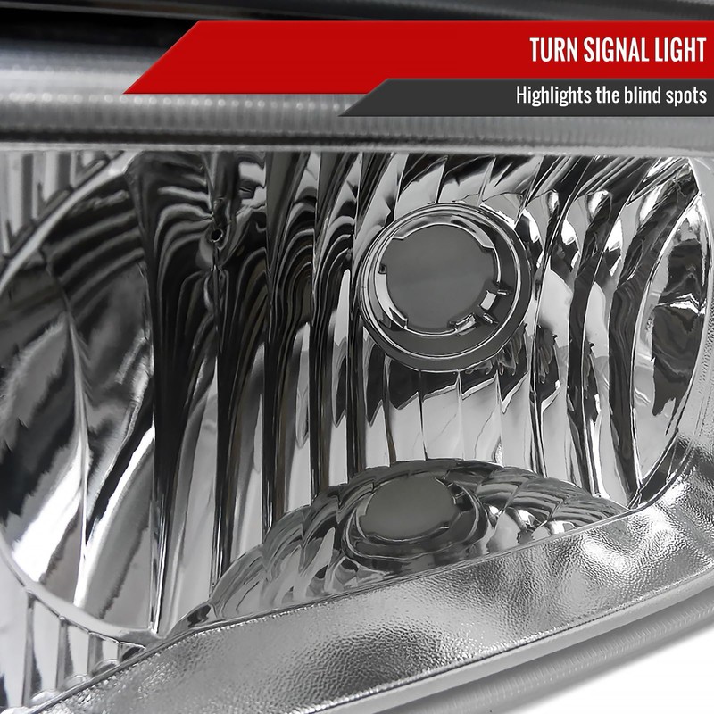 HABU Headlight Assembly for 2003-2006 Chevy Silverado 1500/1500HD/2500/2500HD/3500, 2002-2006 Avalanche