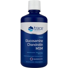 Trace Minerals Liquid Glucosamine/Chondroitin/MSM, 32-Ounce