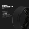 Groove Life Zeus Edge Midnight Black Silicone Ring Breathable Rubber