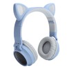 Cat Ear Headphone 3D LED Light Wireless Bluetooth 5.0 Foldable