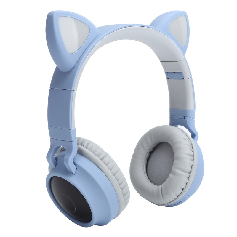 Cat Ear Headphone 3D LED Light Wireless Bluetooth 5.0 Foldable