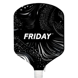 Friday Pickleball Paddle Covers, Stylish and Practical, Fits all Shapes and Sizes, Durable Material with Easy Access Zipper, Accessories for Pickleball Equipment (Blackout)
