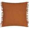 Yard Beni Check Fringed Cushion Cover, 45 x 45 cm