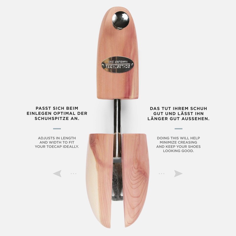 Schuhspanner Zedernholz König 1er, silber, Gr. 41/42