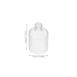 Lurrose Portavelas De Té Transparentes 24 Piezas Candelabros De Aceite Recargables 1.53X0.98X0.98In para Decoración De Hanukkah Mesa Bodas Y Eventos