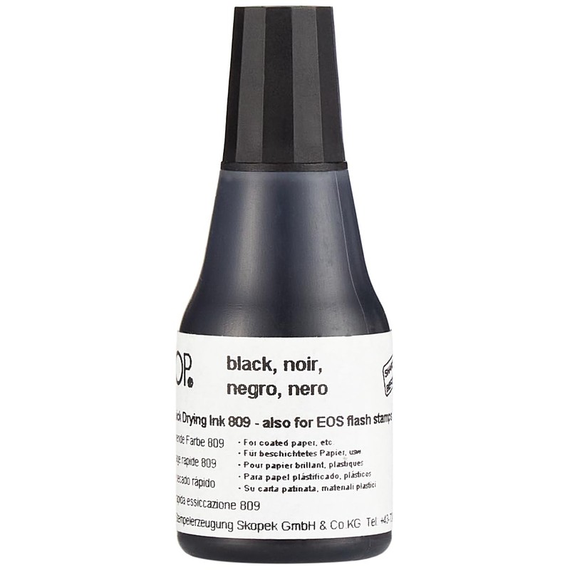Colop Quick-drying stamp ink, black, 146228, 25 ml