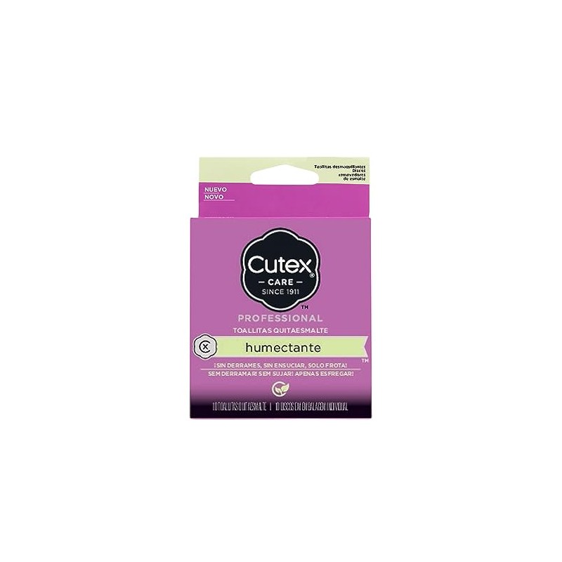Cutex Care Swipe and Go Nail Polish Remover Pads, 10