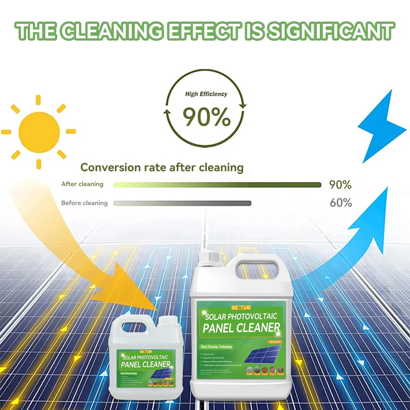 Solar Panel Cleaner, Ultra Concentrated Solar Panel Cleaning Solution |
