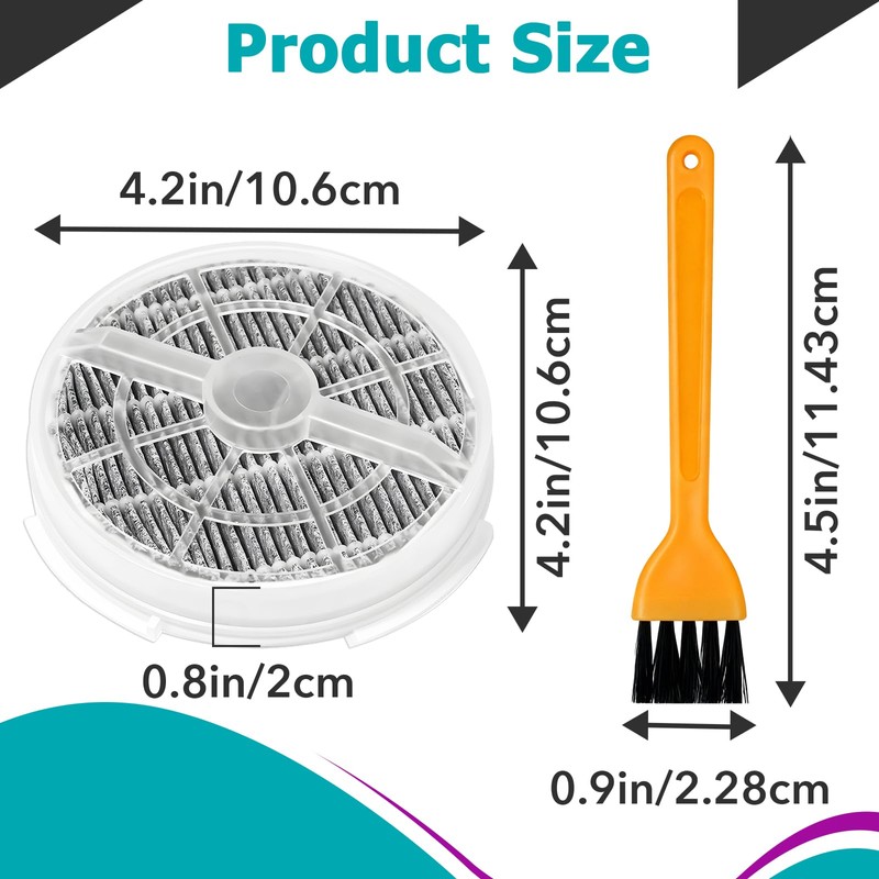 8 Pcs Air Purifier Filter Compatible with Frida Baby Air