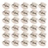 30PCS Metal Cord Locks End Spring Stop Toggle Stoppers Rustproof
