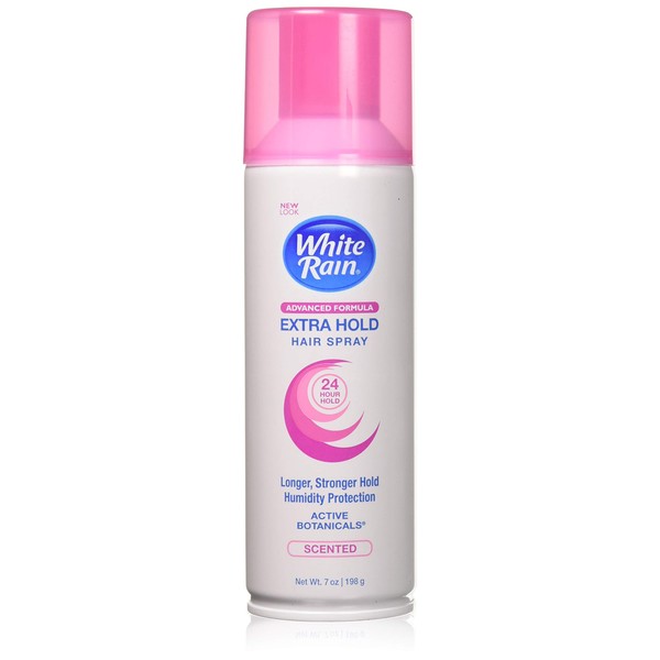White Rain Hair Spray Aerosol Extra Hold 7 Ounces (Value Pack of 2)