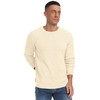 Sailwind Men's Crewneck Pullover Sweater Lightweight Casual Knitted Sweaters Beige