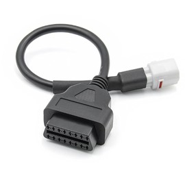 Alchiauto 4pin 4-poliger Motorrad OBD Adapter 4 pin auf 16-poligen kabel obd Moto Stecker kompatibel mit Yamaha MT07/09/10, XSR700/900, MT09 Tracer R1 2016
