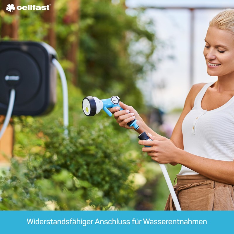 1" Hozelock compatibile Threaded Tap Connector With Hose End Connector