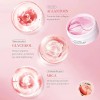Parches Cuidado Facial Ojeras Bioaqua Rosas Acido Hialuronic