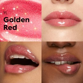 KIKO Milano 3D Hydra Lip Gloss – High Shine, Hydrating, Plumping, Non-Sticky, Moisturizing Lip Makeup – 11 Golden Red – 6.5ml