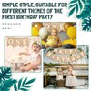 Tudomro Decoración de la Primera Fiesta de Cumpleaños Banderillas para