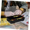 Totority 3pcs Fishing Tool Box with Compartments Portable Storage Case