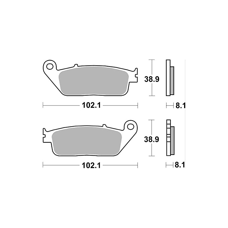 AP Racing Pair of Brake Pads Road Racing Front