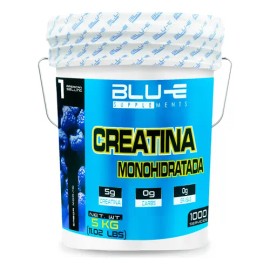 Creatina Monohidratada Blu-e Supplements Sabor Mora 5 Kg 1000 Porciones                                                                               