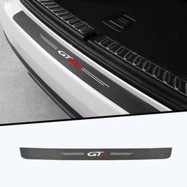 NICOLIE Car Trunk Decorative Protective Stickers Compatible With Peugeot 508 5008 3008 208 2008 308 407 607 307 - GT-I logo