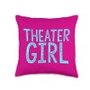 Cute Theatre Gift for Women Broadway Lovers Theater Girl Throw